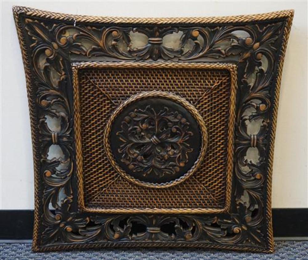 PHILIPPINE CARVED WOOD AND SPLIT