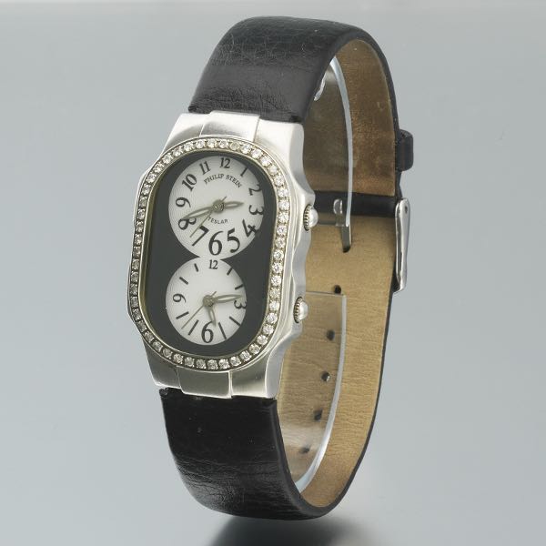 PHILLIP STEIN DUAL TIME ZONE QUARTZ