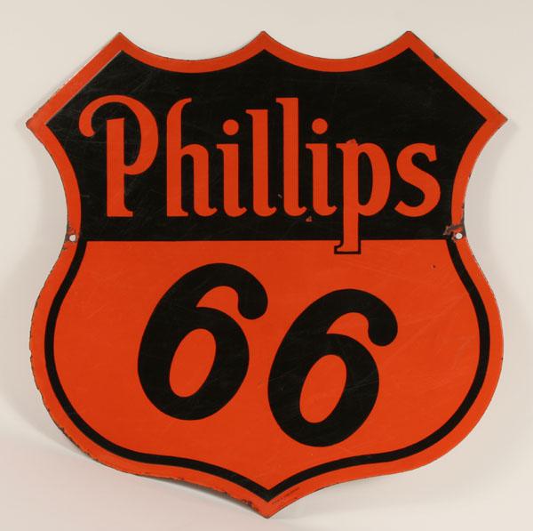 Phillips Route 66 double-sided