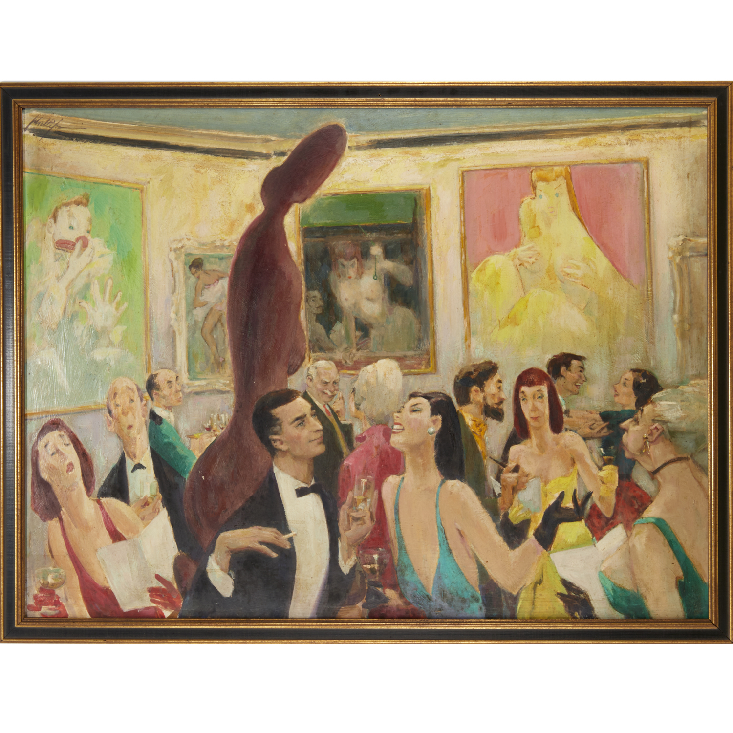 PHILLIPS, WPA SCHOOL PAINTING, C.