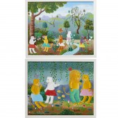 PHILTON LATORTUE, (2) OILS ON