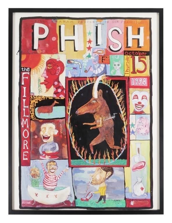PHISH 1998 JOE ELROD POSTERPhish