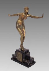 PHOENICIAN DANCER PATINATED BR