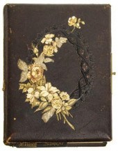 PHOTO ALBUM, 19TH C., TINTYPES