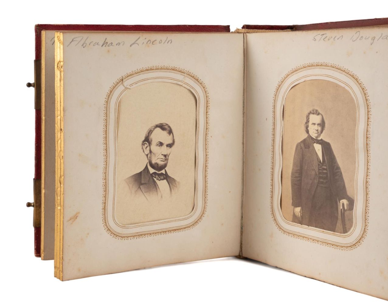 PHOTO ALBUM FILLED WITH 28 CDV