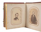 PHOTO ALBUM FILLED WITH 28 CDV