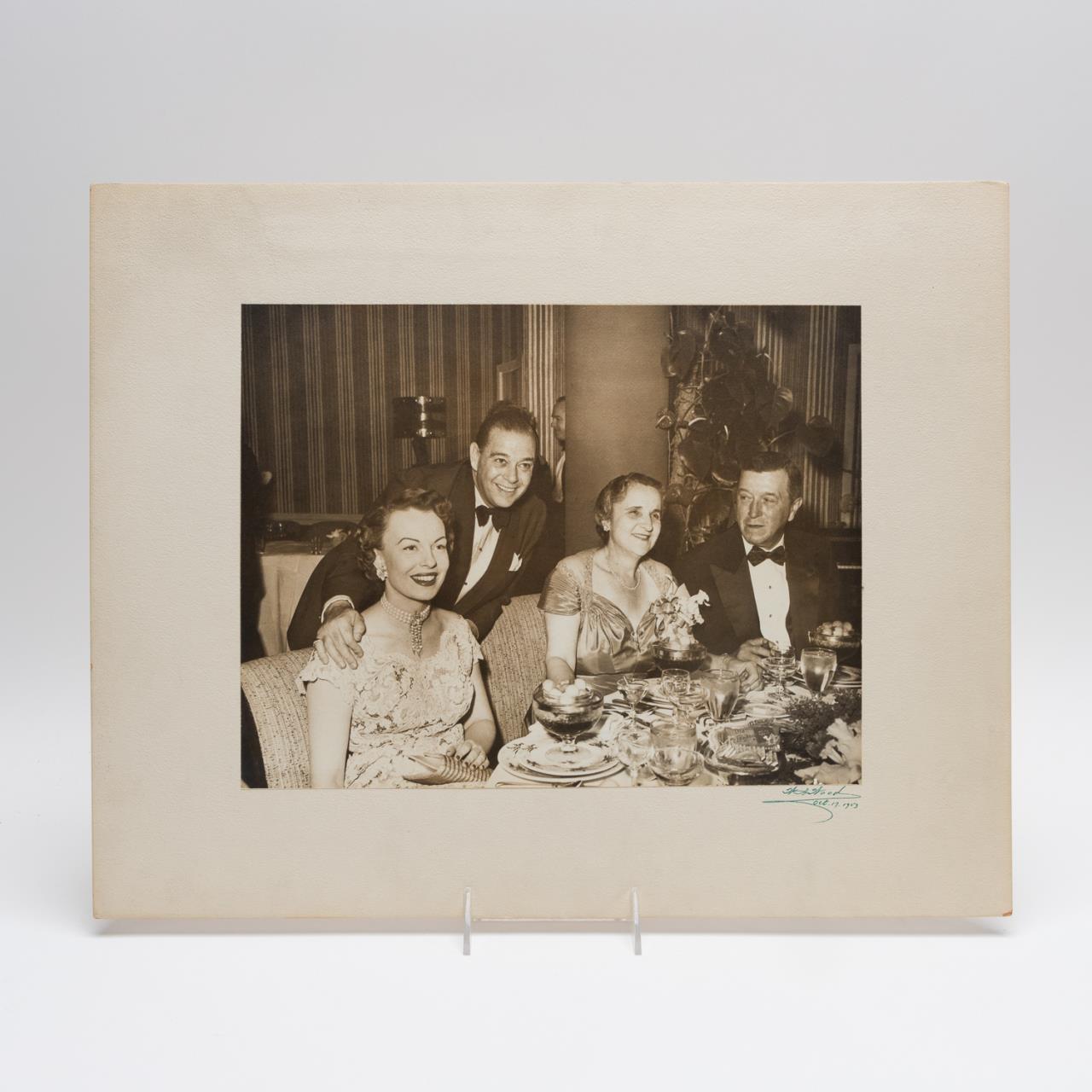 PHOTO, MORTON DOWNEY SR & WIFE WITH