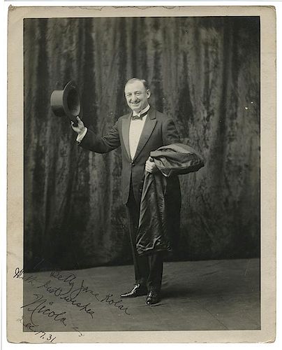 PHOTOGRAPH INSCRIBED AND SIGNED
