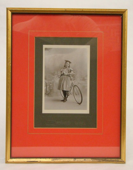 Photograph of a young lady and