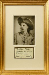 PHOTOGRAPH OF BUFFALO BILL AND