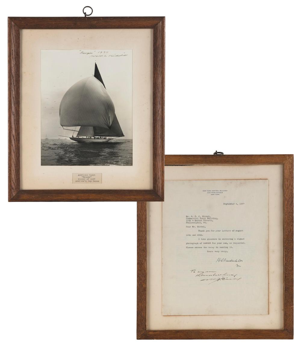 PHOTOGRAPH OF THE AMERICA'S CUP