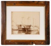 PHOTOGRAPH OF WHALESHIPS AT DO