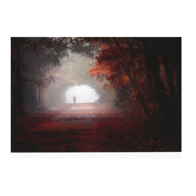 PHOTOGRAPHIC PRINT OF A JOGGER Late