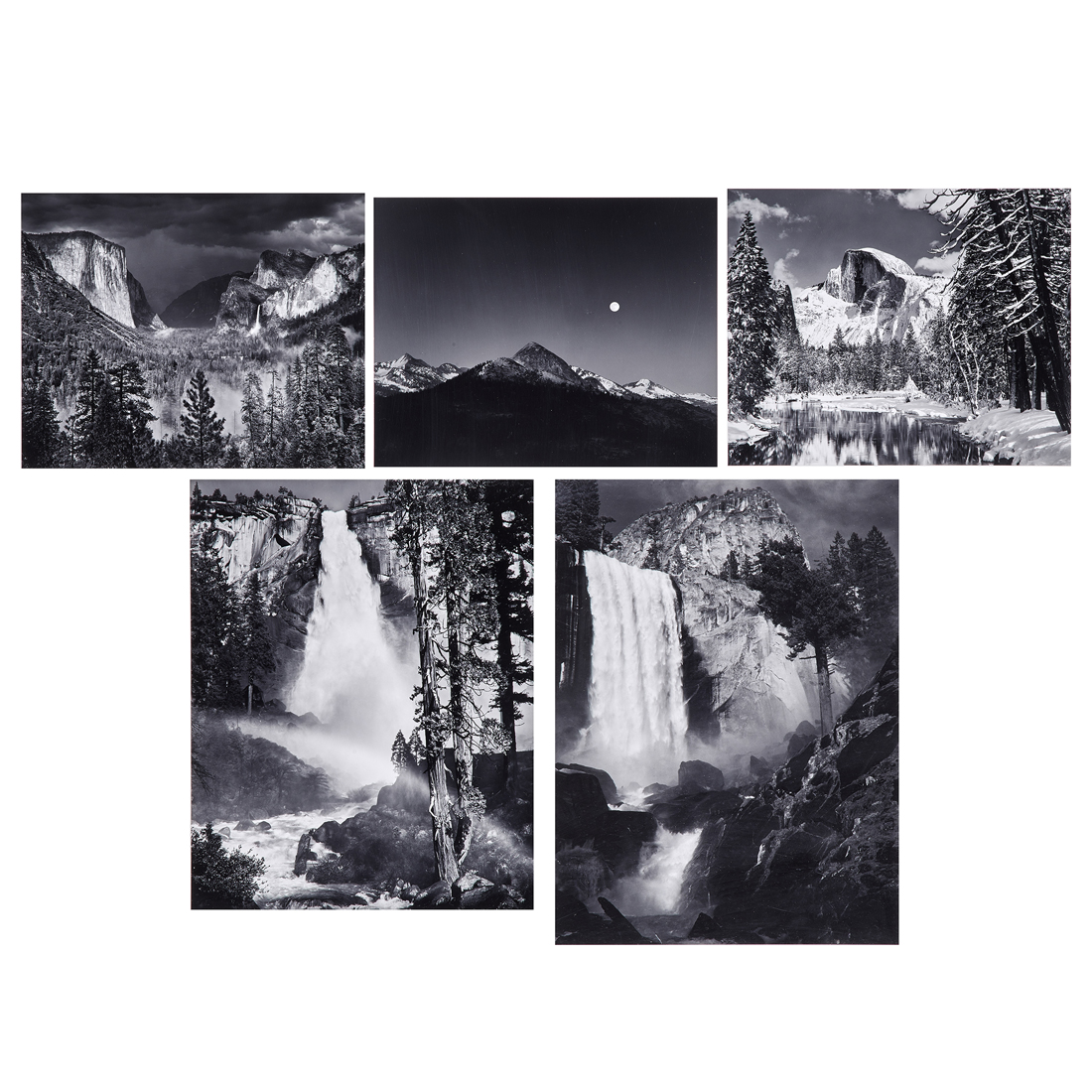 PHOTOGRAPHS, ANSEL ADAMS (lot of 5)