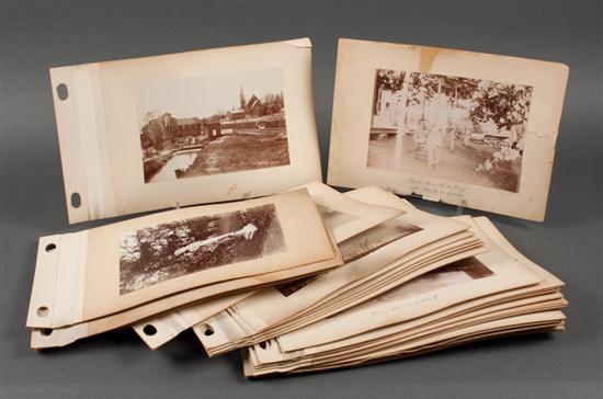 [Photographs] Partial album of