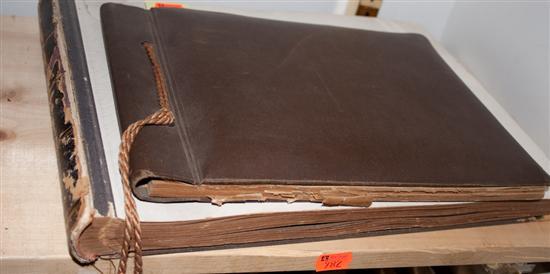 (PHOTOGRAPHS)  Two Albums 1) Oblong