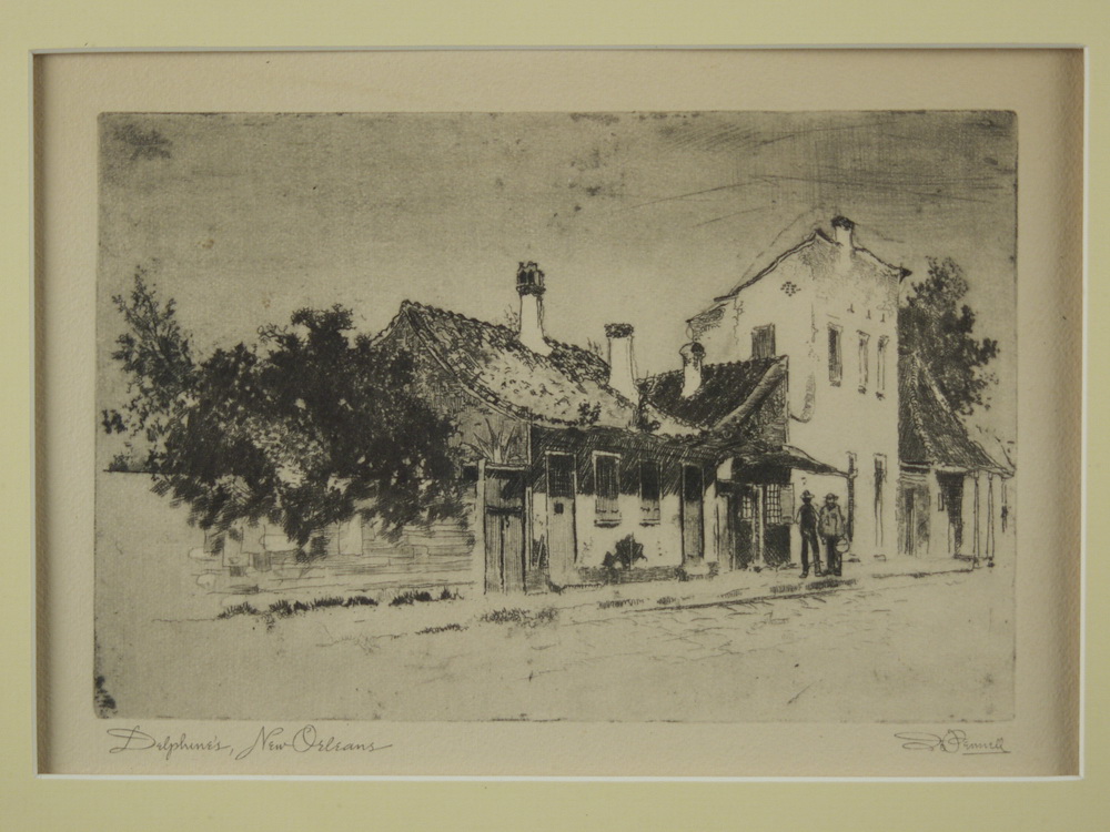 PHOTOLITHO BOOKPLATE- 'Delphine's