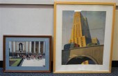 PHOTOLITHOGRAPH OF SKYSCRAPER;