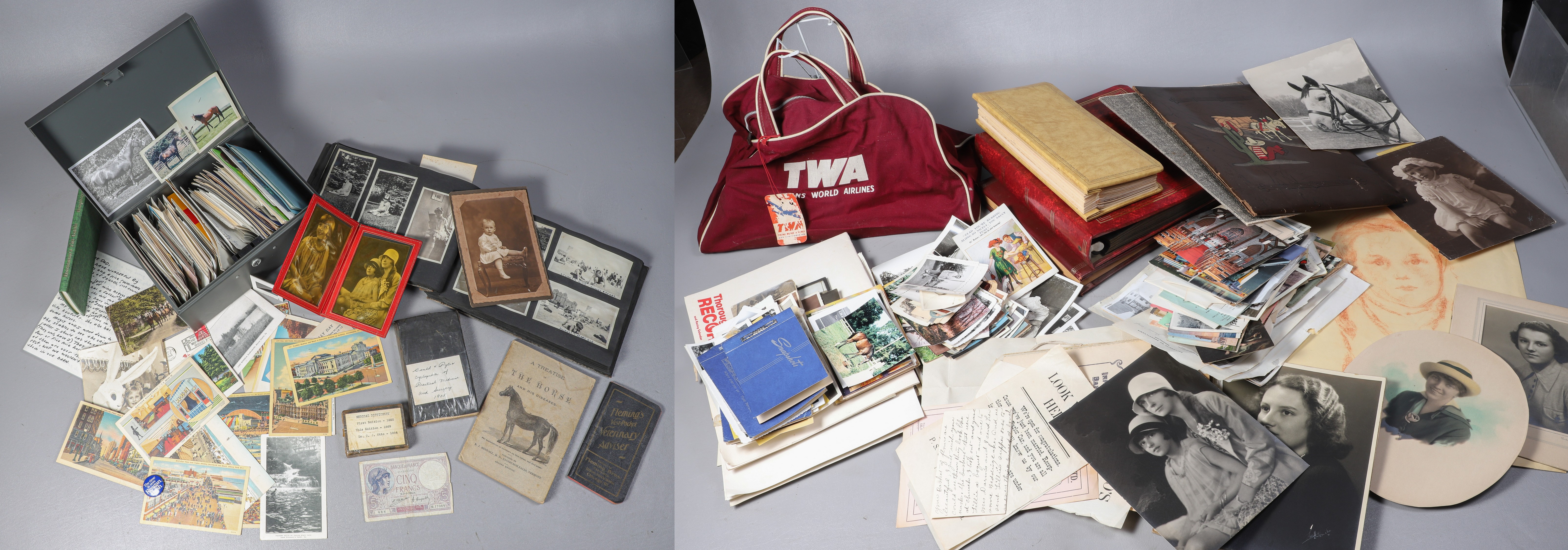 Photos, ephemera, book group to