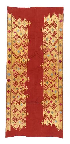 PHULKARI HEAD CLOTH, INDIA,