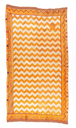PHULKARI HEAD CLOTH, INDIA,