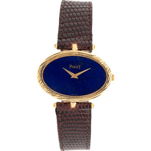PIAGET, 18K YELLOW GOLD AND LAPIS