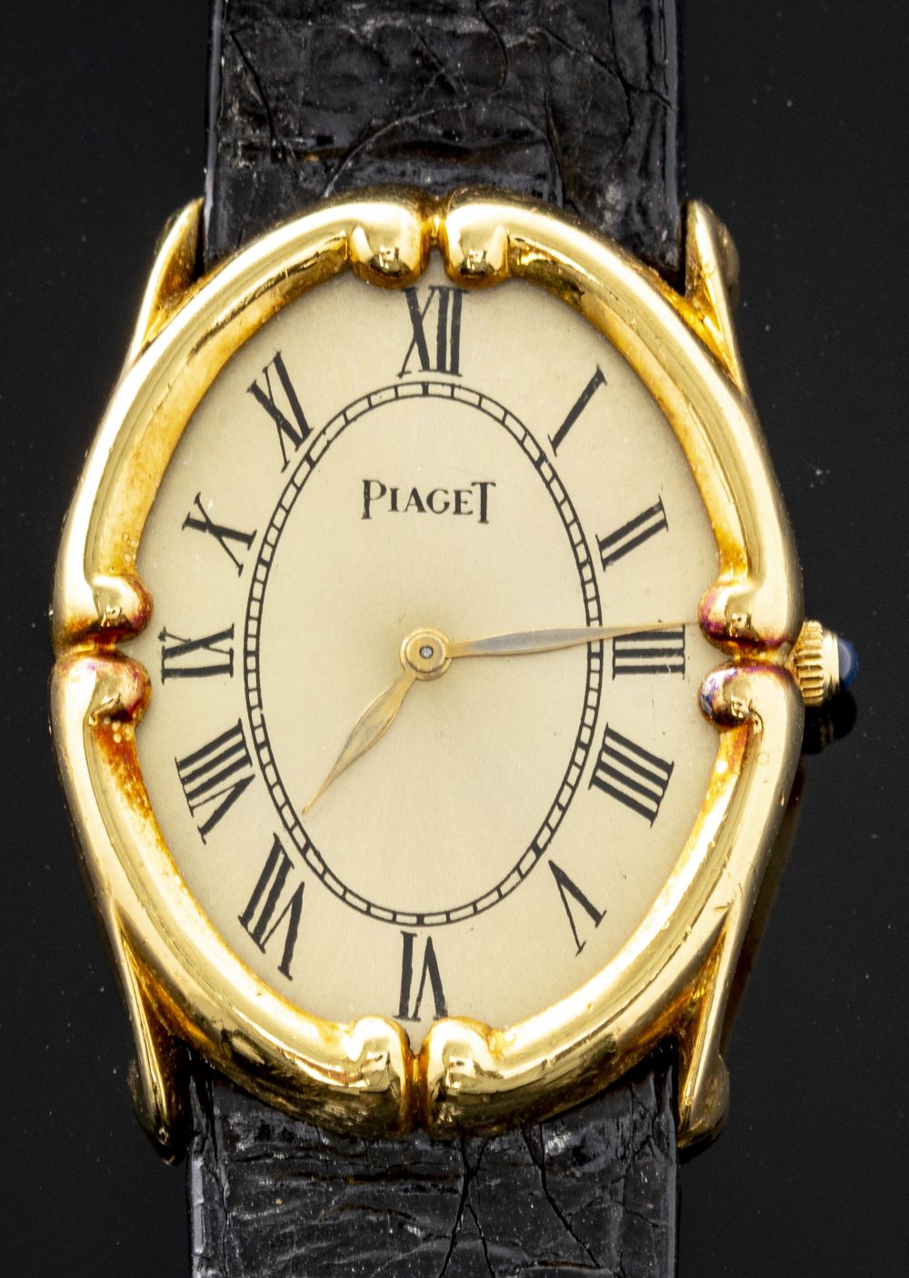 PIAGET 18K YELLOW GOLD OVAL LADIES'