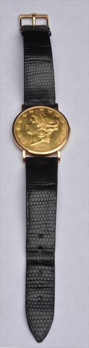 PIAGET CORUM COIN WATCH 18k