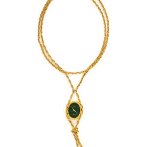 PIAGET, YELLOW GOLD AND JADE