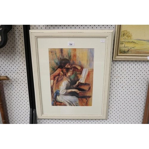 ‘Piano Girls’ print, approx 61cm