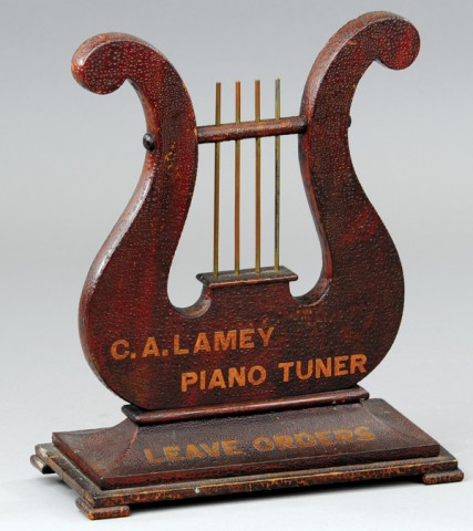 PIANO TUNER WOOD TRADE DISPLAY Done