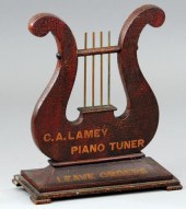 PIANO TUNER WOOD TRADE DISPLAY