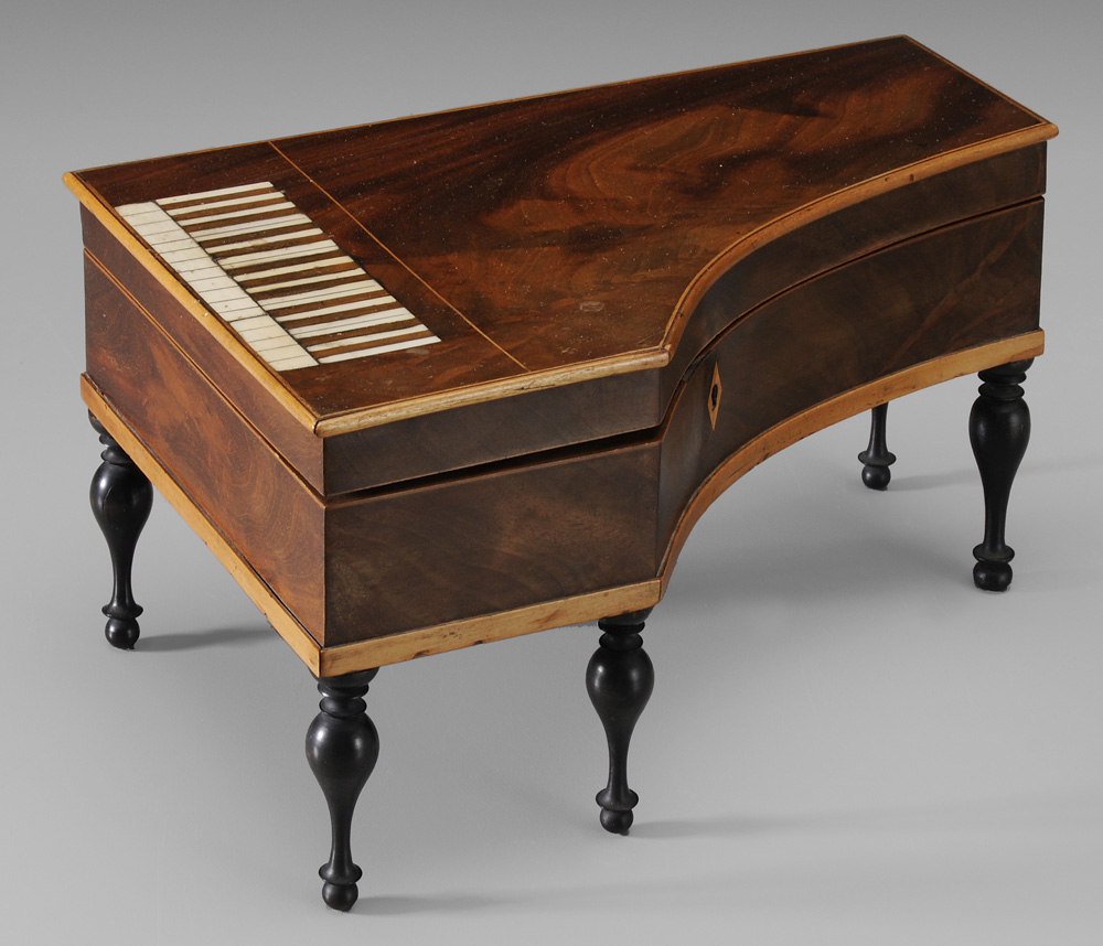 Pianoforte Sewing Case probably