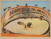 PICASSO AQUATINT "LA CORRIDA"P