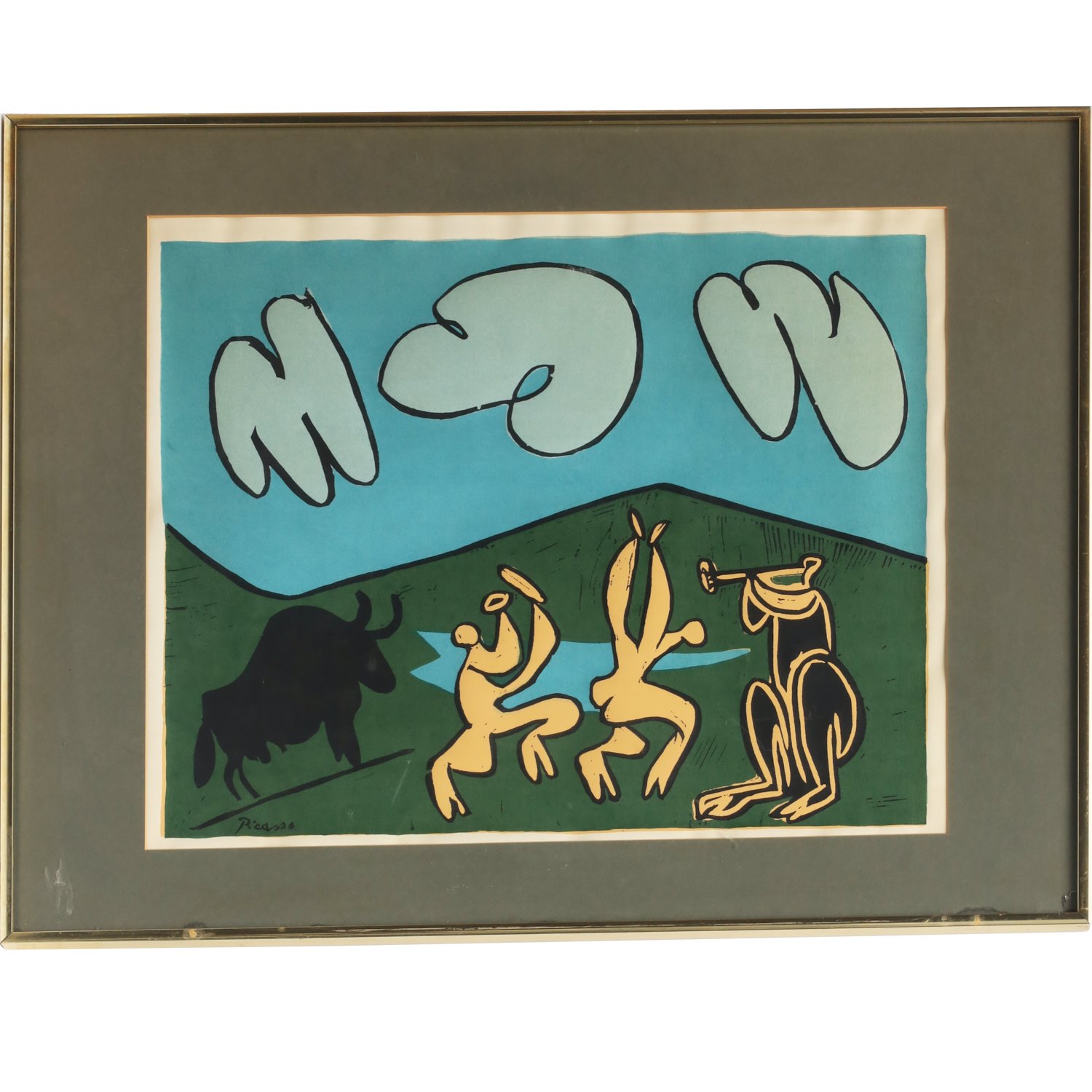 PICASSO, "BACCHANALE AU TAUREAU