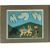PICASSO, "BACCHANALE AU TAUREA