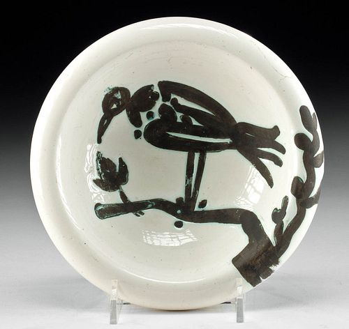 PICASSO CERAMIC "BIRD ON A