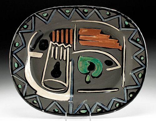 PICASSO CERAMIC PLATE "NATURE