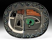 PICASSO CERAMIC PLATE "NATURE