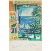 PICASSO COTE D'AZUR 1962 HENRI