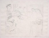 PICASSO ETCHING 'MINOTAURE CAR