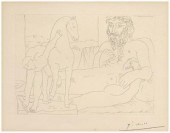 Picasso etching (Pablo Picasso