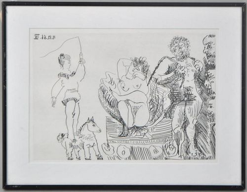 PICASSO ETCHING, UNTITLED, FROM
