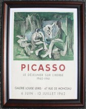 PICASSO EXHIBITION POSTER: ''D