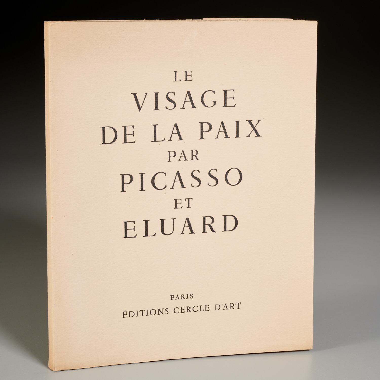 PICASSO, LA VISAGE DE LA PAIX,