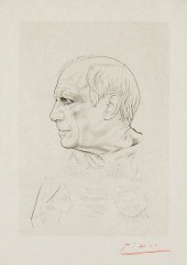PICASSO, LEMAGNY, ETCHING, POR