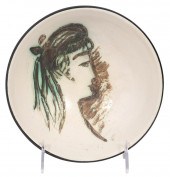 PICASSO MADOURA BOWL WITH WOMA