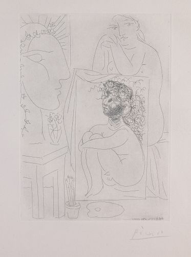 PICASSO "MODELE, TABLEAU ET