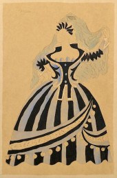 PICASSO POCHOIR, BALLETS RUSSE
