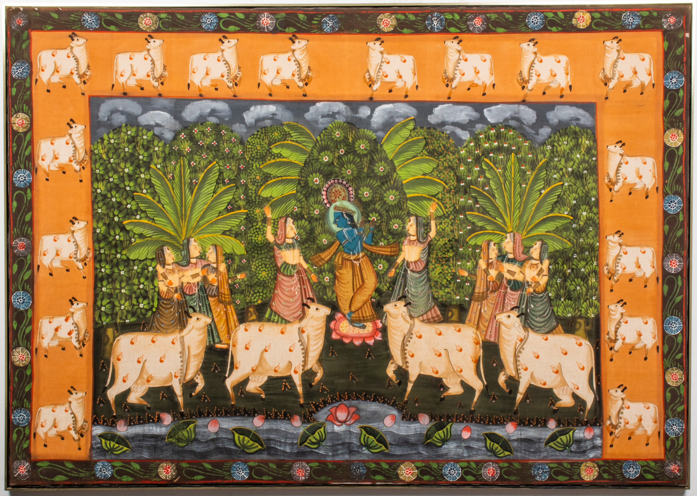 PICHHWAI HINDU PAINTING ON CLOTH